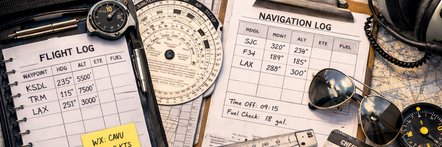 Kneeboards & Flight Logs