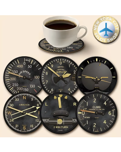 Six Pack wooden coasters