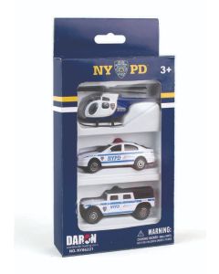 NYPD 3 PIECE VEHICLE SET
