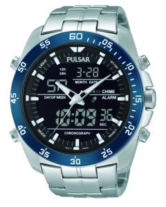Pulsar Men's Analog Display Japanese Quartz Silver Watch